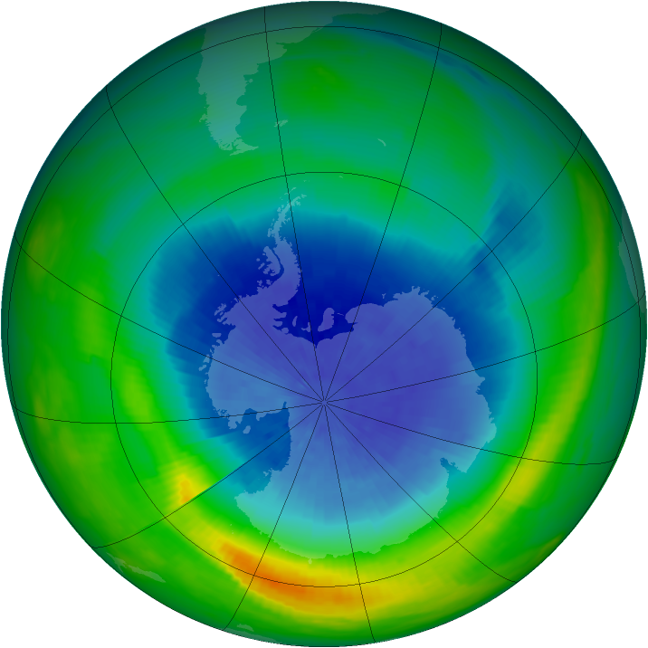 Ozone Map 1983-10-01